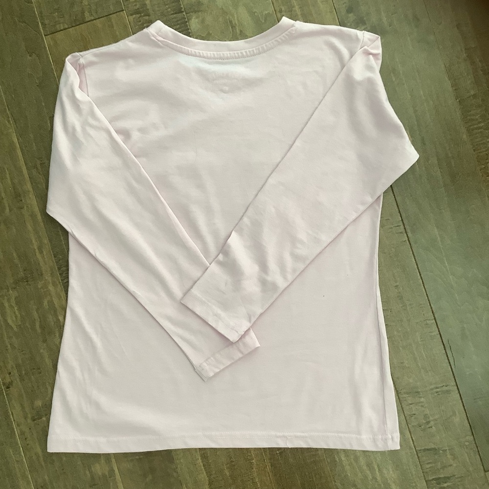 Dolly Parton Pink Long Sleeve Shirt with Motivational Print, S - Picture 4 of 4